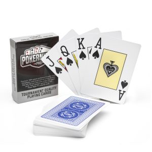 Deck of Professional Plastic Poker Playing Cards – Blue Backs